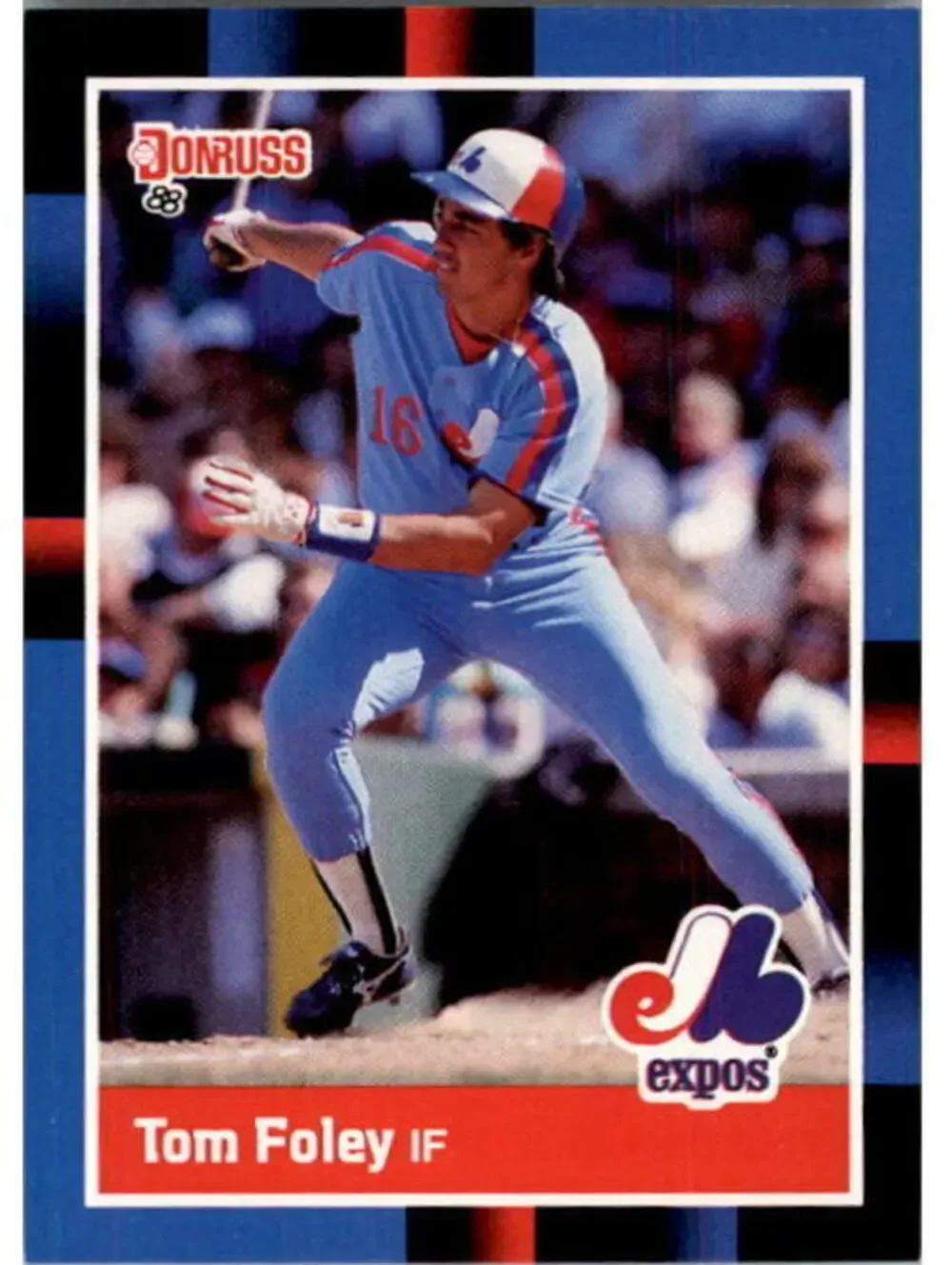 1988 Tom Foley Donruss Baseball Card #303